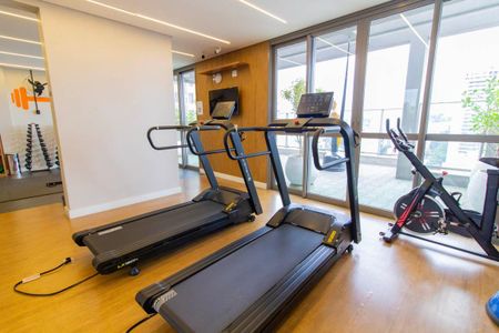 Apartamento para alugar com 68m², 1 quarto e 1 vaga Apartamento para alugar com 68m², 1 quarto e 1 vagaAcademia
