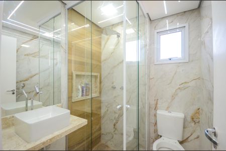 Banheiro da Suíte de apartamento à venda com 3 quartos, 66m² em Vila Cruz das Almas, São Paulo