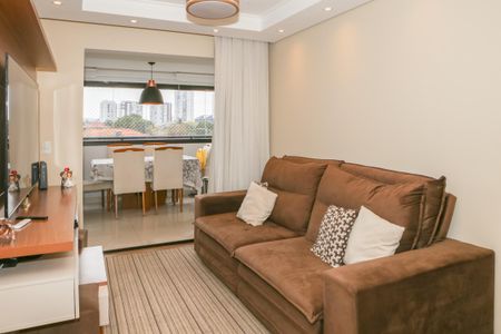 Sala de apartamento à venda com 3 quartos, 91m² em Vila Anastácio, São Paulo
