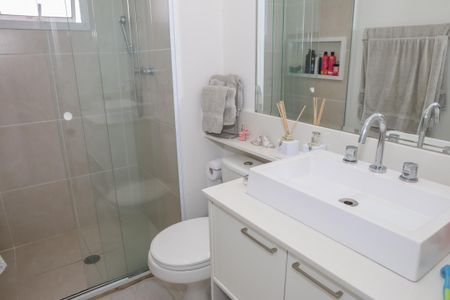 Apartamento à venda com 91m², 3 quartos e 2 vagasBanheiro da Suíte