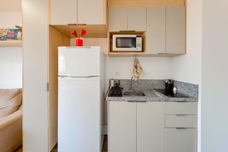 Studio à venda com 27m², 1 quarto e sem vagaCozinha