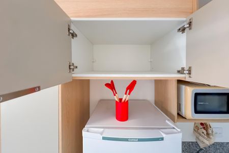 Studio à venda com 27m², 1 quarto e sem vagaCozinha - Armários