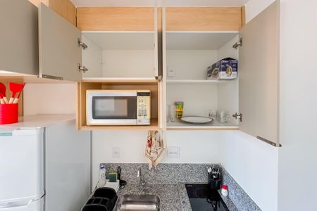 Studio à venda com 27m², 1 quarto e sem vagaCozinha - Armários