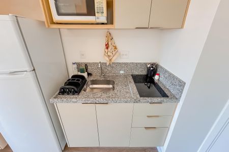 Studio à venda com 27m², 1 quarto e sem vagaCozinha