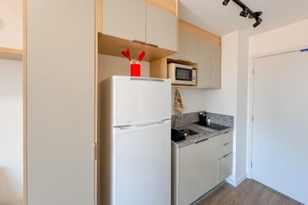 Studio à venda com 27m², 1 quarto e sem vagaCozinha