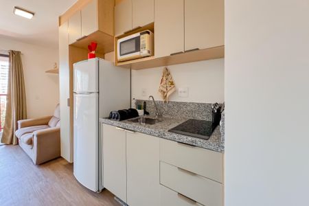 Studio à venda com 27m², 1 quarto e sem vagaCozinha