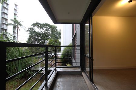 Varanda da sala de apartamento para alugar com 3 quartos, 90m² em Vila Olímpia, São Paulo