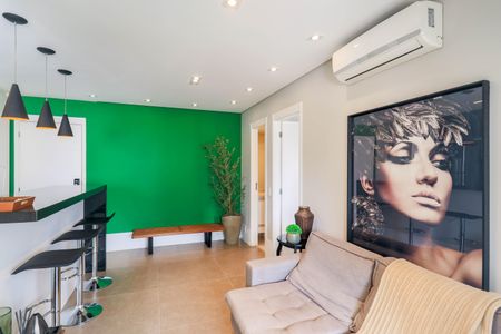 Sala de apartamento para alugar com 1 quarto, 55m² em Vila Gertrudes, São Paulo