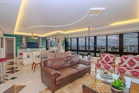 Sala de apartamento à venda com 3 quartos, 157m² em Rio Branco, Porto Alegre