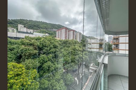 Varanda da Sala de apartamento para alugar com 3 quartos, 103m² em Humaitá, Rio de Janeiro