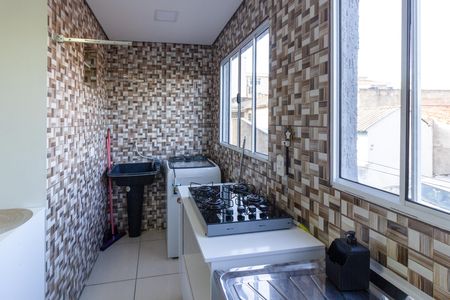 Cozinha e Área de Serviço de apartamento para alugar com 1 quarto, 32m² em Vila Augusta, Guarulhos