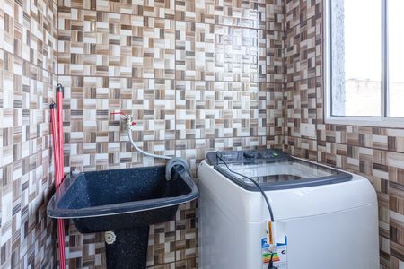 Cozinha e Área de Serviço de apartamento para alugar com 1 quarto, 32m² em Vila Augusta, Guarulhos