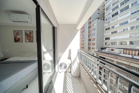 Sacada de kitnet/studio para alugar com 1 quarto, 25m² em Centro Histórico de São Paulo, São Paulo