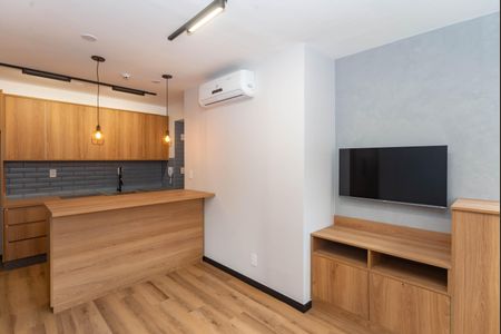 Studio à venda com 34m², 1 quarto e sem vagaSala