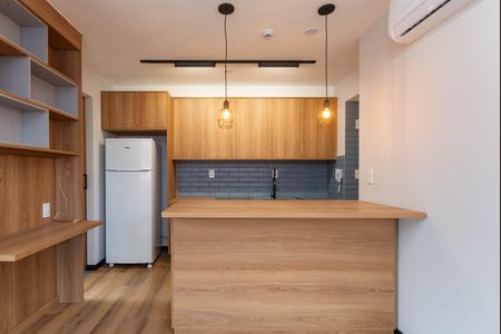 Studio à venda com 34m², 1 quarto e sem vagaCozinha 