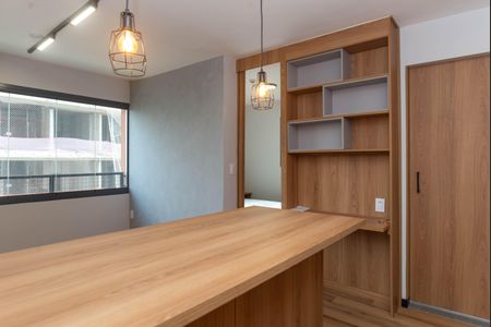 Studio à venda com 34m², 1 quarto e sem vagaCozinha 