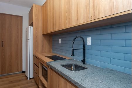 Studio à venda com 34m², 1 quarto e sem vagaCozinha 