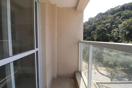 Varanda da Sala de apartamento para alugar com 2 quartos, 55m² em Tortuga, Guarujá