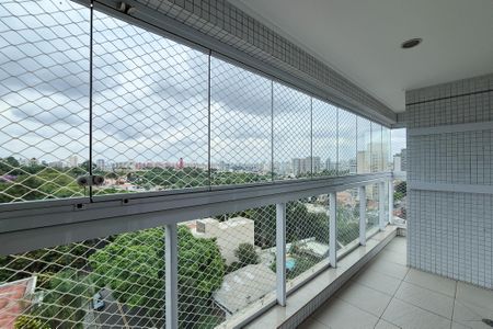 Apartamento à venda com 130m², 3 quartos e 4 vagasVaranda da suíte 1 e 2