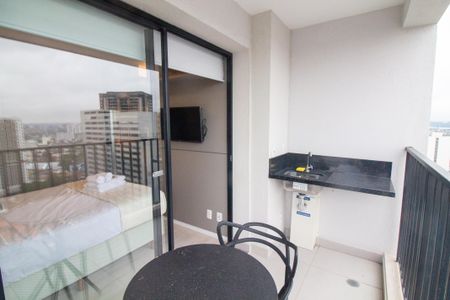 Studio à venda com 23m², 1 quarto e sem vagaVaranda