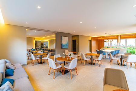 Apartamento para alugar com 44m², 2 quartos e 1 vaga Apartamento para alugar com 44m², 2 quartos e 1 vagaÁrea comum - Salão de festas Gourmet