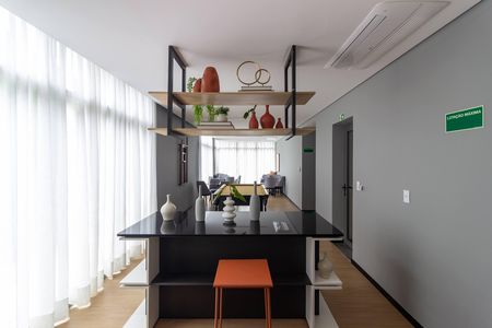 Studio para alugar com 31m², 1 quarto e sem vaga Studio para alugar com 31m², 1 quarto e sem vagaÁrea comum - Espaço Gourmet