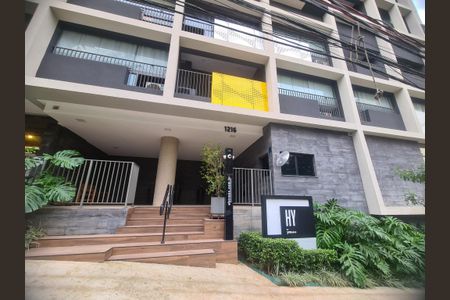 Studio para alugar com 31m², 1 quarto e sem vaga Studio para alugar com 31m², 1 quarto e sem vagaFachada