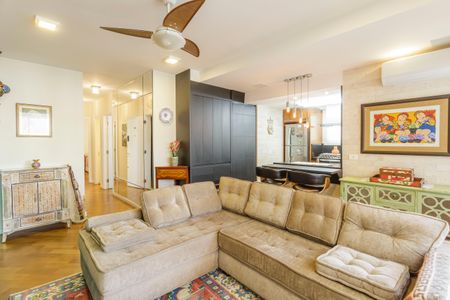 Sala de apartamento para alugar com 2 quartos, 130m² em Vila Olímpia, São Paulo