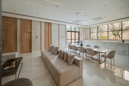 Studio para alugar com 29m², 1 quarto e sem vagaÁrea comum - Salão de festas