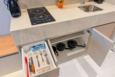 Studio para alugar com 29m², 1 quarto e sem vagaCozinha