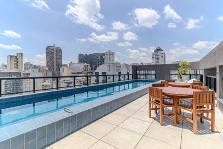 Studio para alugar com 22m², 1 quarto e sem vaga Studio para alugar com 22m², 1 quarto e sem vagaPiscina