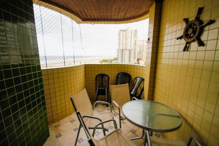 Varanda da Sala de apartamento para alugar com 3 quartos, 86m² em Guilhermina, Praia Grande