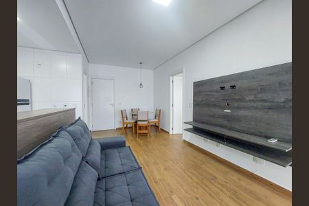 Sala de apartamento para alugar com 1 quarto, 53m² em Santo Amaro, São Paulo