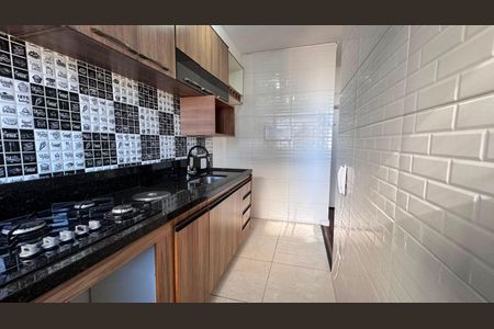 Cozinha de apartamento para alugar com 2 quartos, 42m² em Jardim do Lago, Osasco
