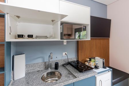 Studio de kitnet/studio para alugar com 1 quarto, 18m² em Santo Amaro, São Paulo