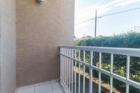 Varanda da Sala de apartamento para alugar com 2 quartos, 48m² em Vila Mogilar, Mogi das Cruzes