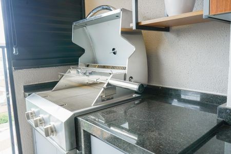 Studio à venda com 34m², 1 quarto e 1 vagaChurrasqueira