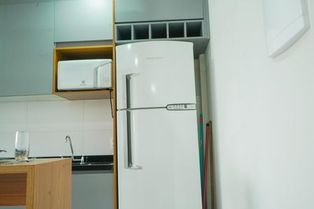 Studio à venda com 34m², 1 quarto e 1 vagaCozinha e Área de Serviço