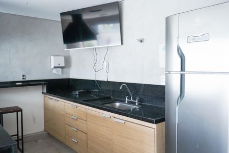 Studio à venda com 34m², 1 quarto e 1 vagaÁrea comum - Churrasqueira