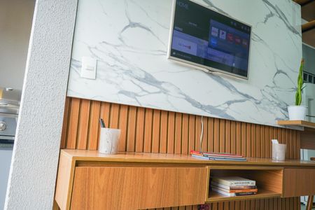 Studio à venda com 34m², 1 quarto e 1 vagaDetalhe Sala