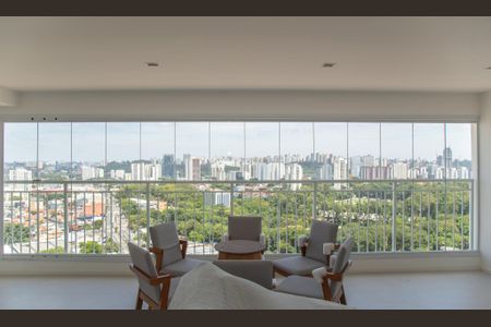 vista da sala de apartamento à venda com 2 quartos, 80m² em Santo Amaro, São Paulo