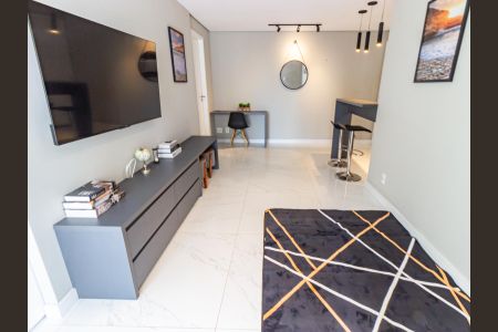 Sala de apartamento para alugar com 1 quarto, 52m² em Vila Regente Feijó, São Paulo