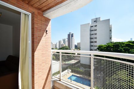 Apartamento para alugar com 63m², 1 quarto e 2 vagasvaranda Sala