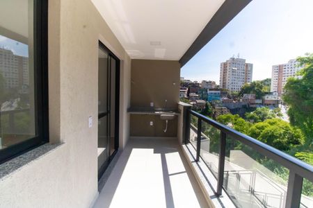 Varanda de kitnet/studio à venda com 1 quarto, 37m² em Ingá, Niterói
