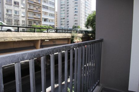 Varanda do Studio de kitnet/studio para alugar com 1 quarto, 22m² em Vila Buarque, São Paulo