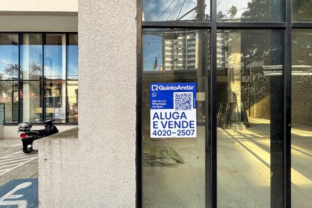 Studio para alugar com 25m², 1 quarto e sem vaga Studio para alugar com 25m², 1 quarto e sem vagaPlaca
