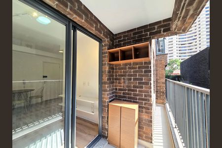 Varanda de apartamento para alugar com 1 quarto, 32m² em Indianópolis, São Paulo
