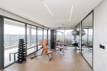 Studio à venda com 26m², 1 quarto e sem vaga Studio à venda com 26m², 1 quarto e sem vagaAcademia