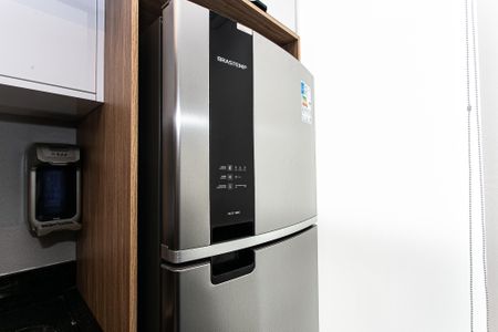 Studio à venda com 42m², 1 quarto e 1 vaga Studio à venda com 42m², 1 quarto e 1 vagaCozinha - Geladeira