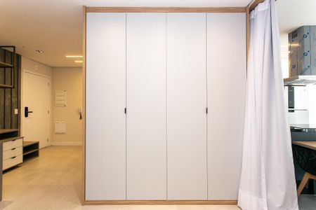 Quarto - Armários de kitnet/studio para alugar com 1 quarto, 42m² em Vila Gomes Cardim, São Paulo